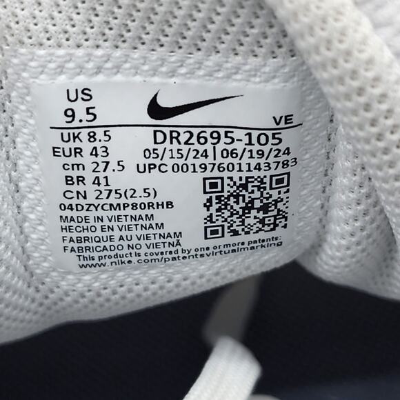 Nike Run Swift 3 White Photon Dust Black Men\'s Sneakers US 9.5 EU 43 - NWOB main image 4